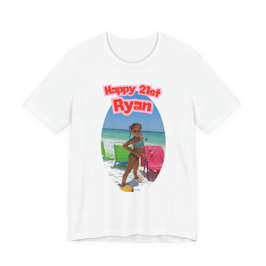 Happy 21st Ryan Beach Photo Tee
