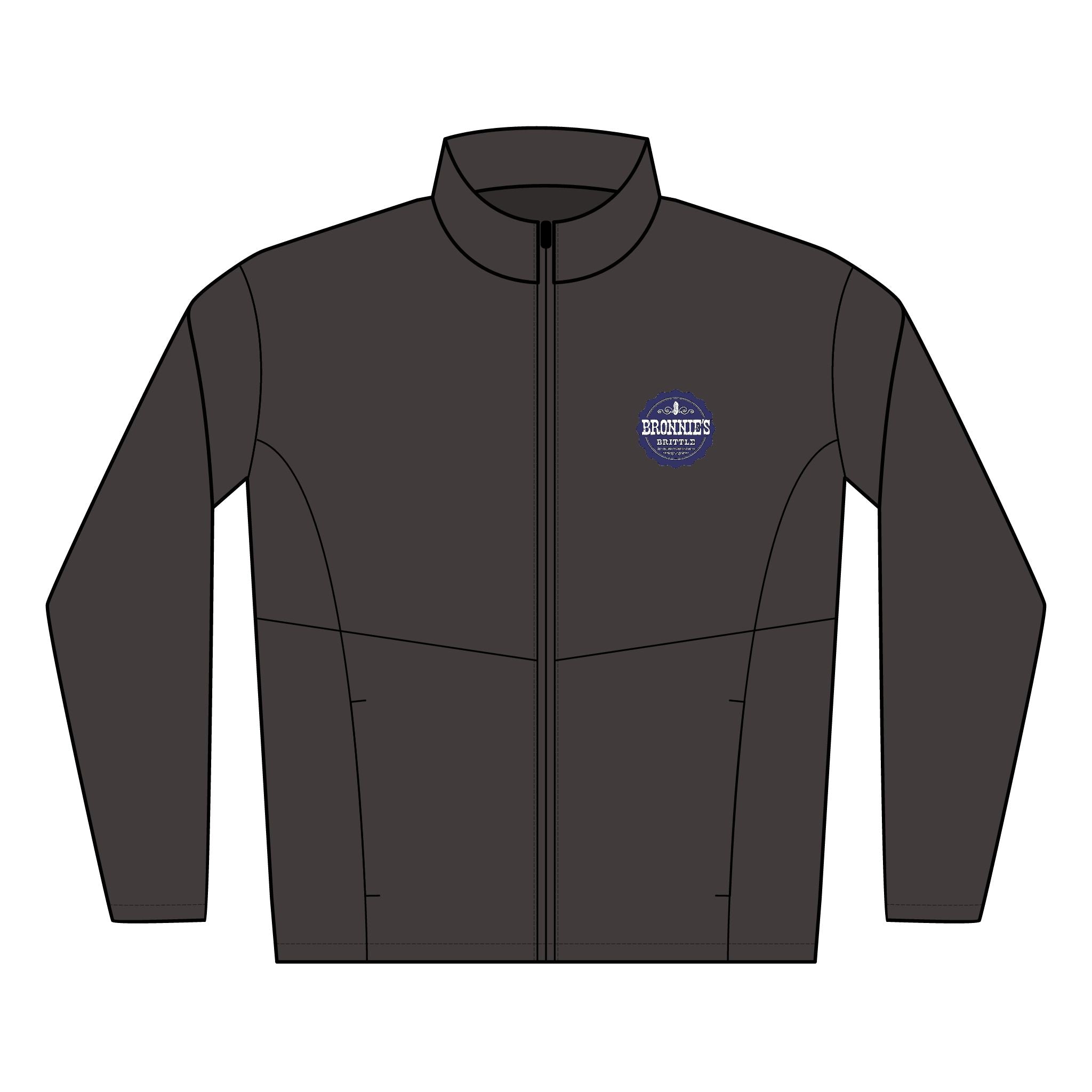 Embroidered Men's Soft Shell Jacket — Classic Logo Chest