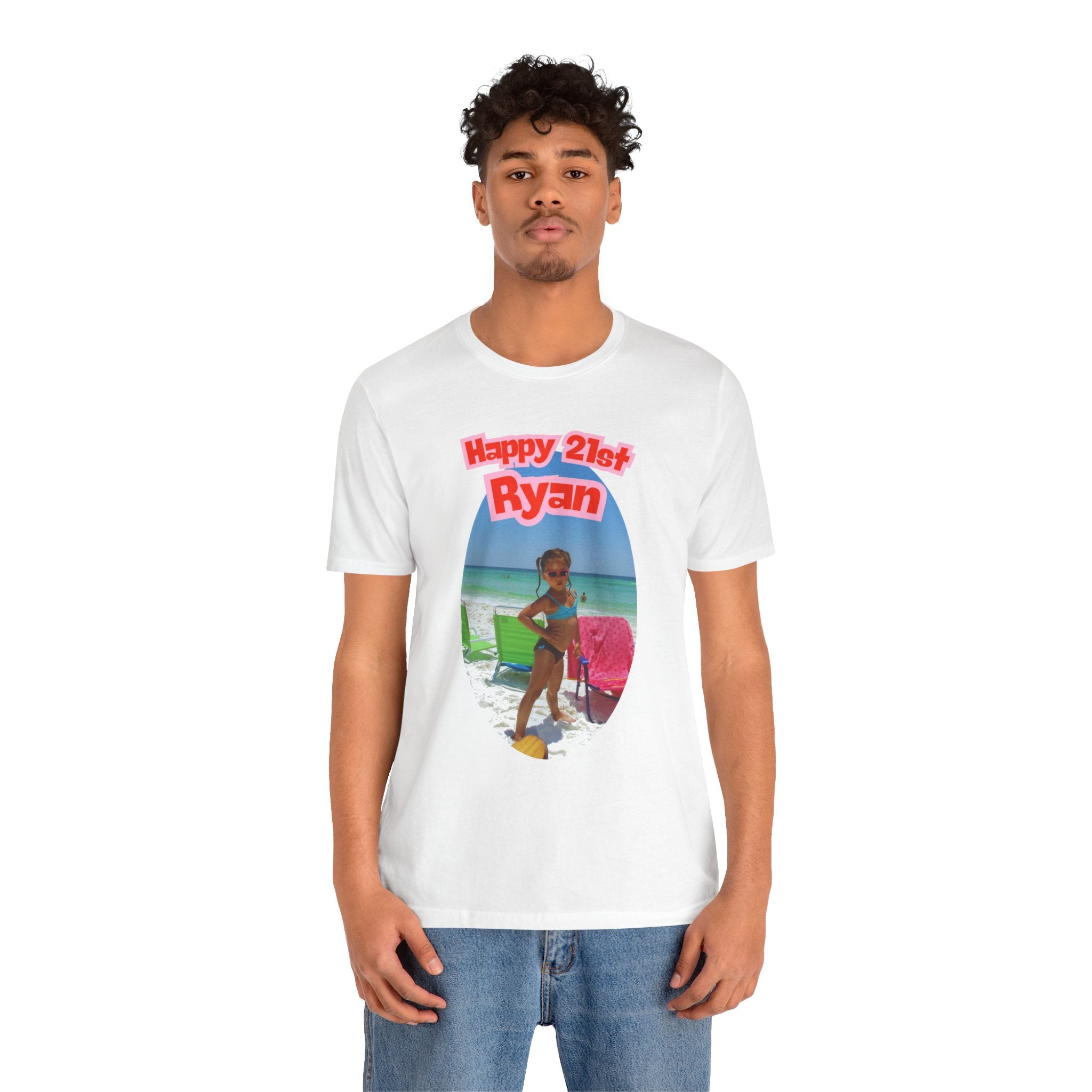Happy 21st Ryan Beach Photo Tee