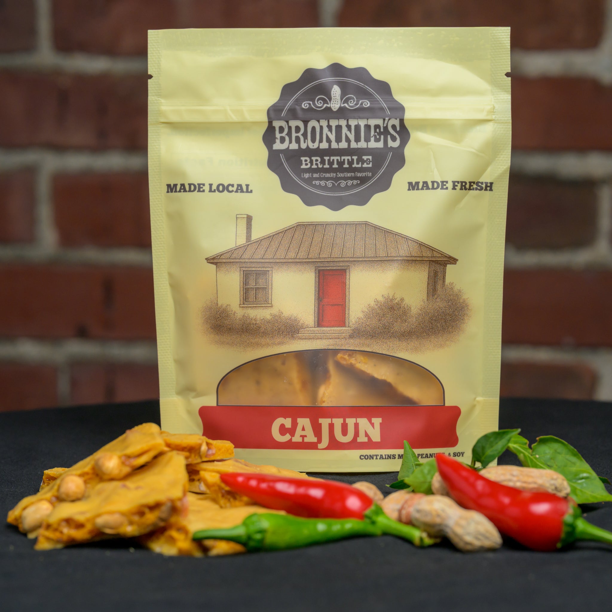 Cajun Peanut Brittle - 4oz