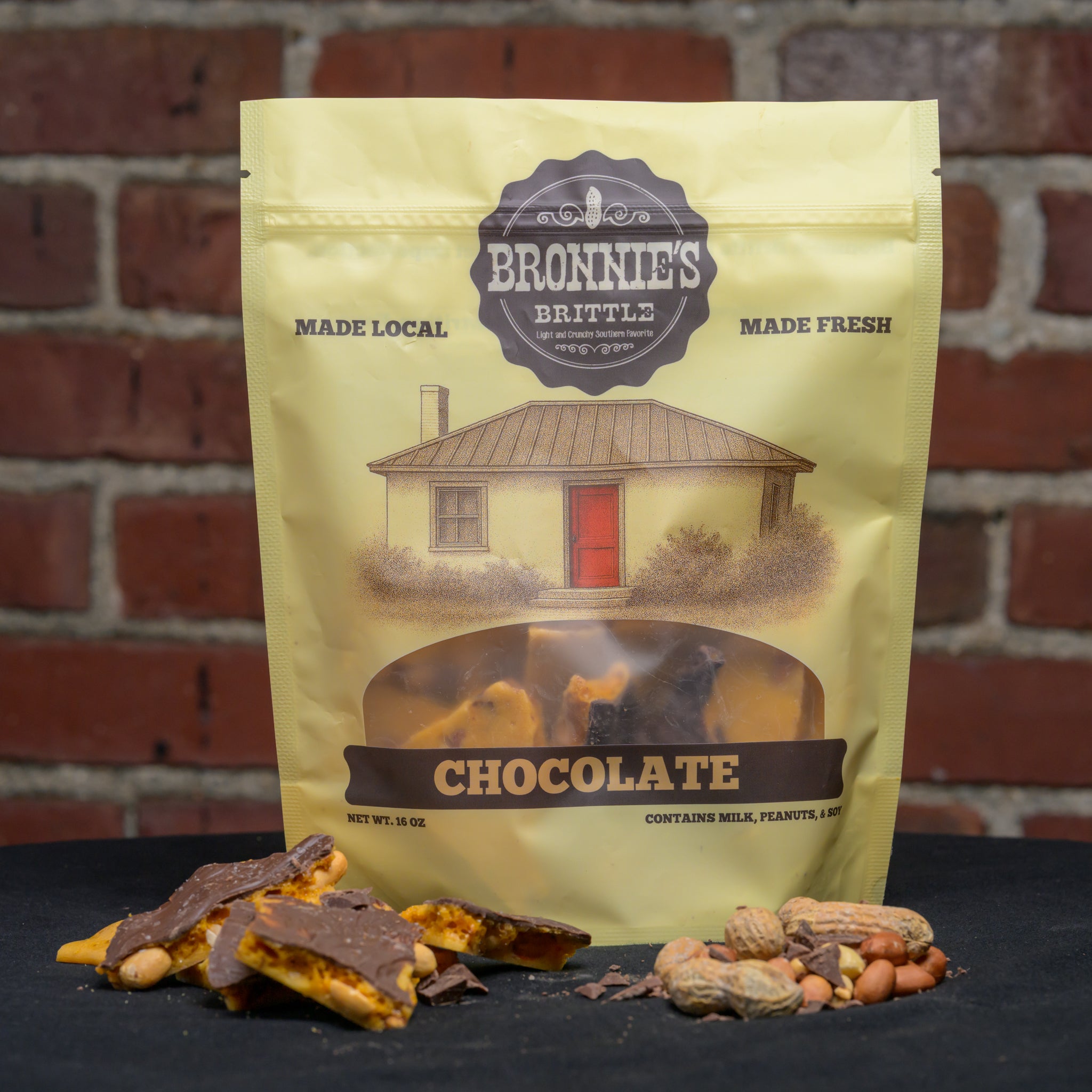 Peanut Brittle (Chocolate) - 1lb